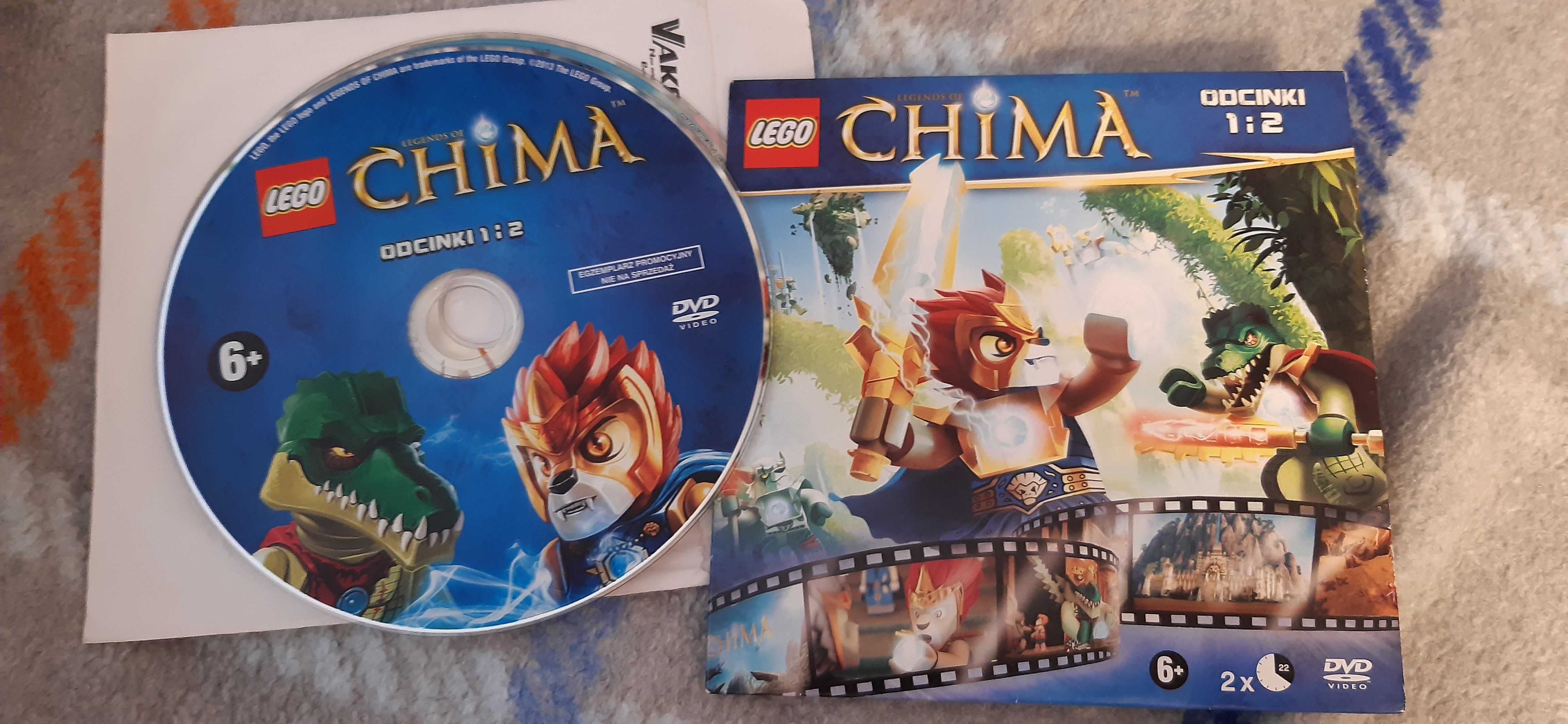2 bajki dvd lego dla dzieci chima i bionicle