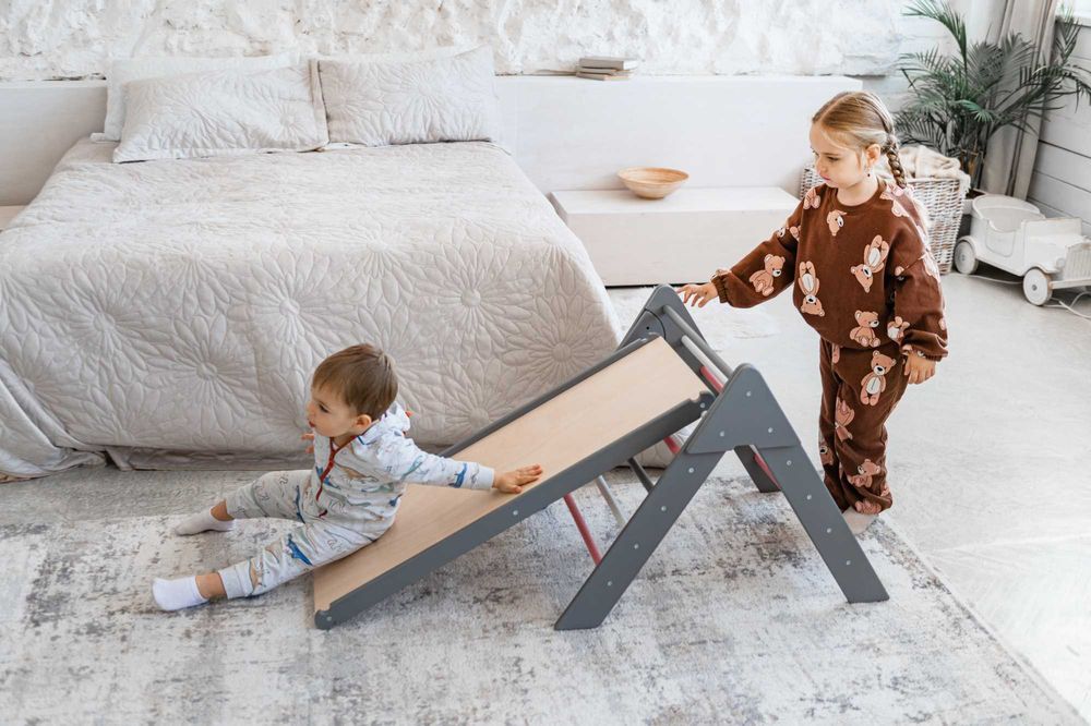 Розвиваючий комплекс Монтессори | Трикутник Піклер + Арка colourful 2