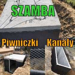 Szamba 9m3 betonowe zbiornik betonowy Kanały samochodowe Piwnice