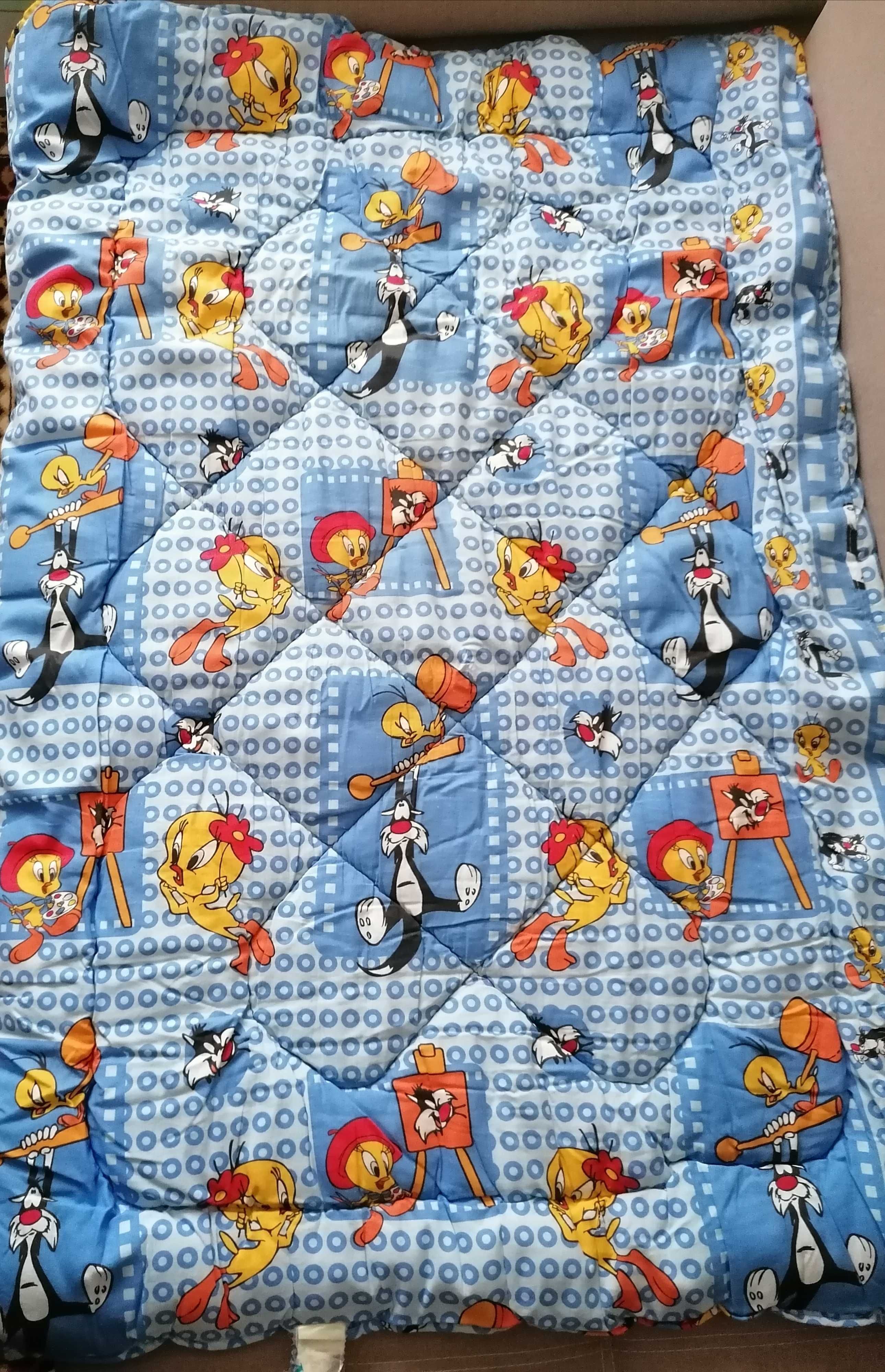 Детское постельное белье Le Veli + пуховое одеяло.