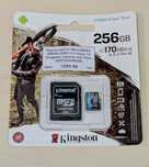 Карта памяти MicroSDXC 256gb Kingston Canvas Go! Plus Class 10 UHS-I