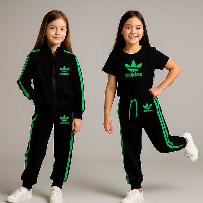 Костюм на дівчинку Адідас 86-140 см  Не скочується