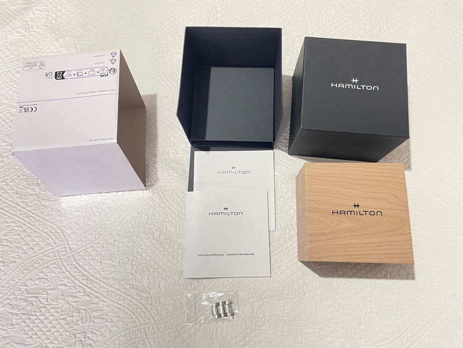 Caixa do Hamilton relogio.