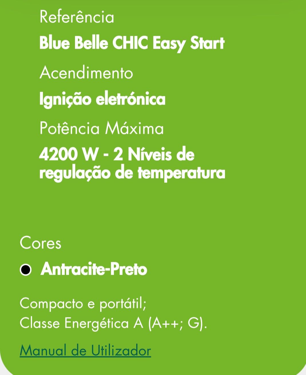 Aquecedor a gás rubis