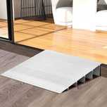 Aluminiowa Rampa dla wózków inwalidzkich do 317 kg wysokość 13 cm