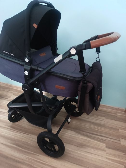 Lekki wózek dziecięcy 2w1 Easy&Go Optima Super Stan spacerówka gondola