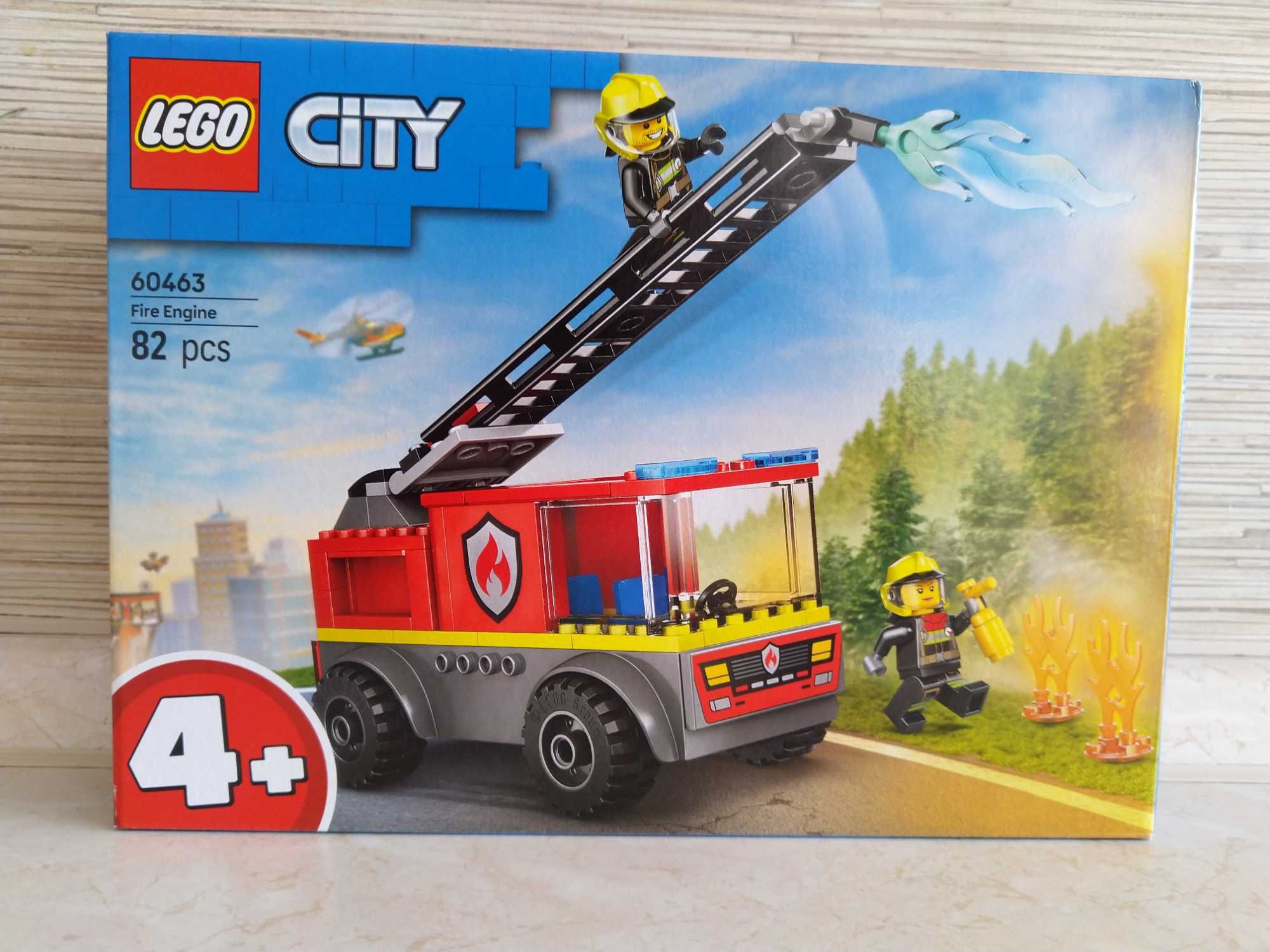 NOWE Klocki 60463 LEGO City Wóz Strażacki z Drabiną
