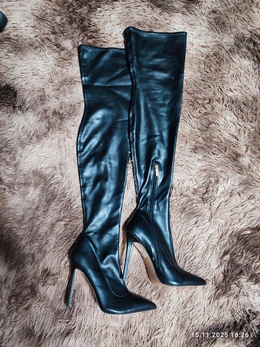 Круті демісезоні ботфорти