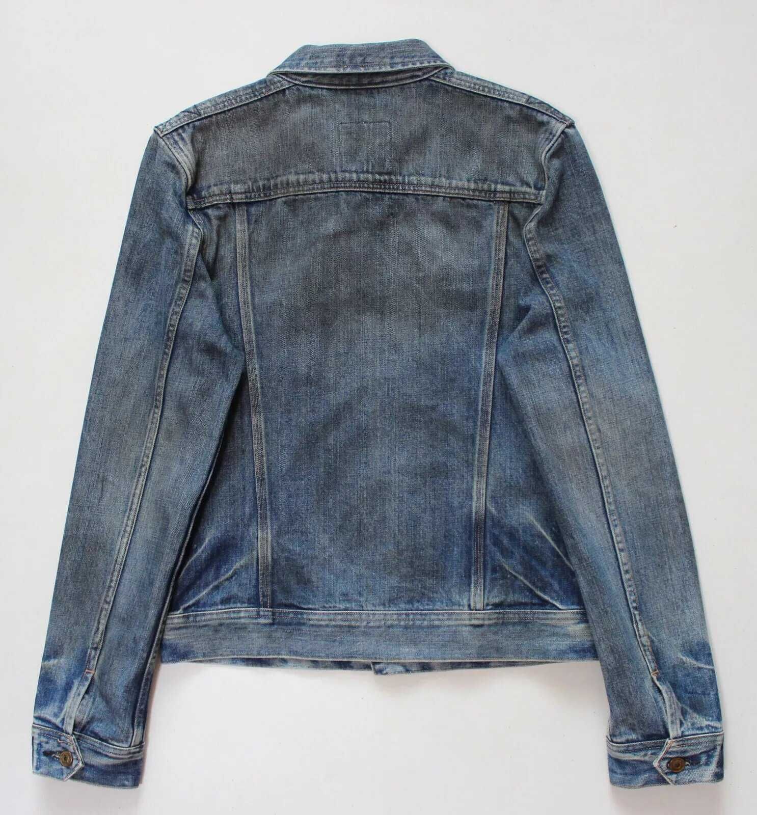 Оригінальна джинсова куртка з dirty washed ефектом від Allsaints