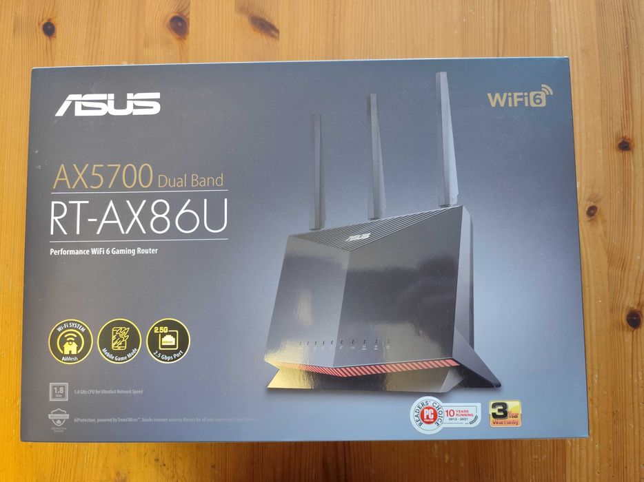 Router Wi-Fi 6 Asus RT-AX86U