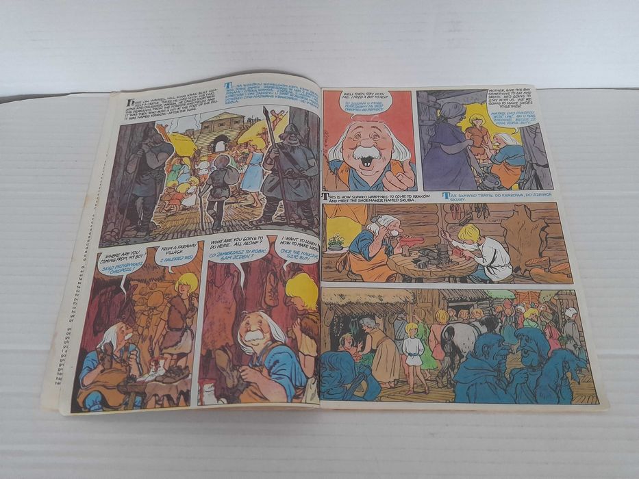 Komiks O SMOKU WAWELSKIM I KRÓLEWNIE Wandzie 1987 wyd. 4 G. Rosiński