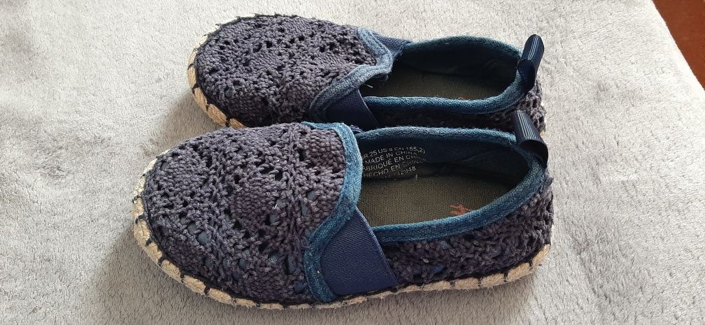 Espadryle H&M 25 buty dziecięce dziewczynka wiosna lato