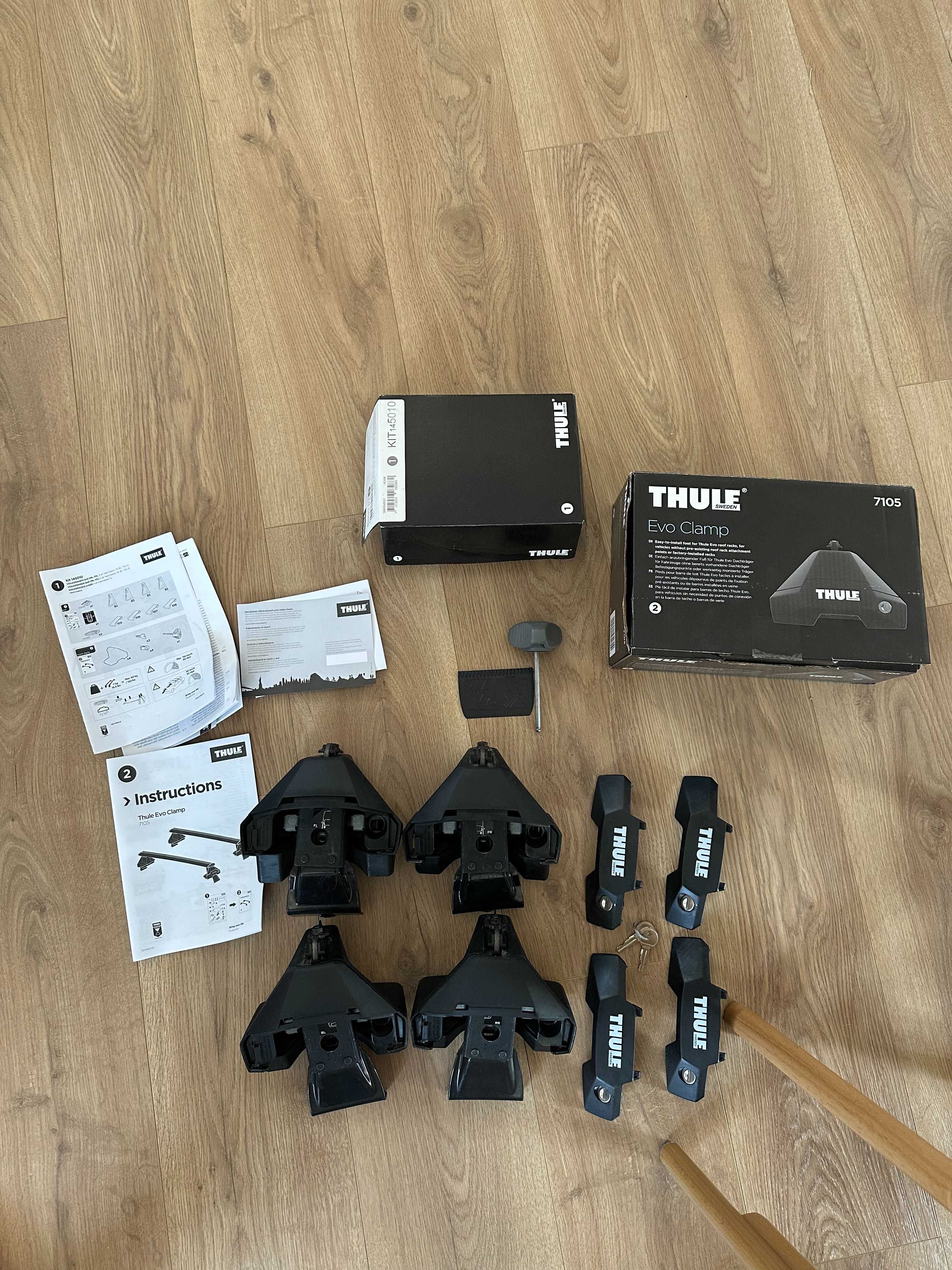 Thule Evo Clamp 7105 + Golf Kit 145010