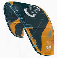 Kite ELEVEIGHT RS v6 model 2023 8m2 stan BDB - darkgrey/orange /Gdańsk