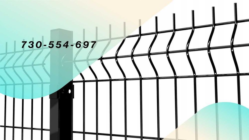 OFERTA! Kompletne ogrodzenie panelowe 153 cm fi 4 - 59zł/mb