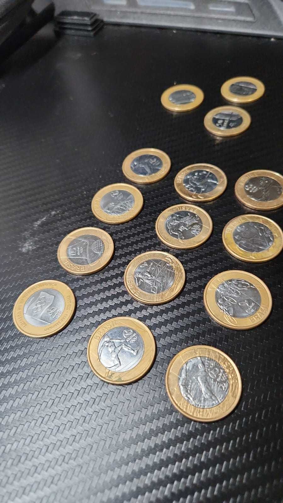 Coleção de moedas únicas e raras do Brasil