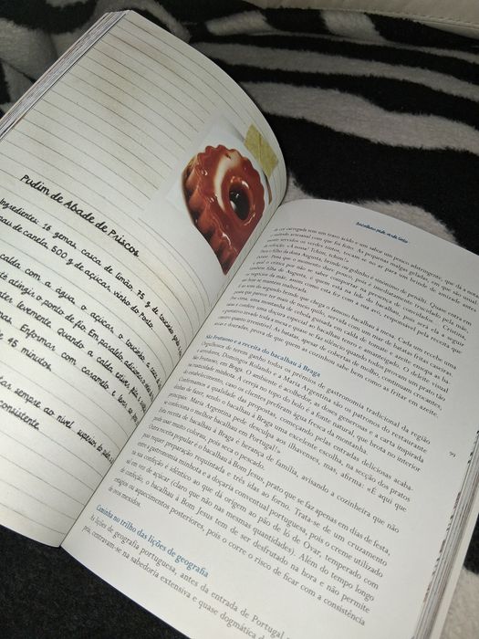 Livro Viagens pelas Receitas de Portugal NOVO