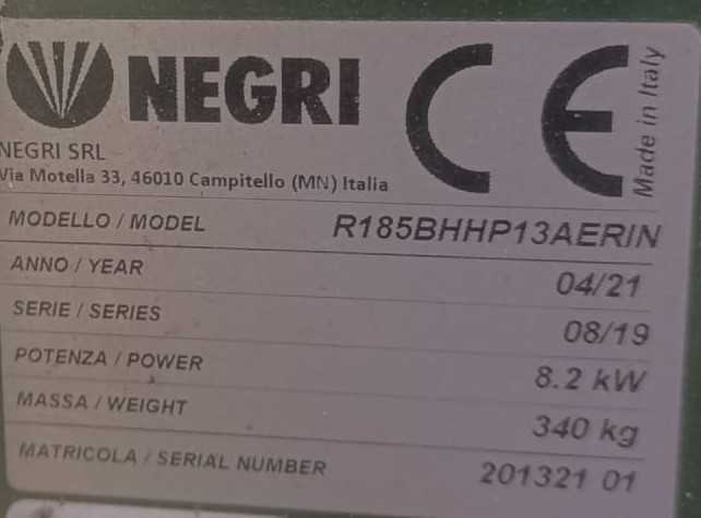 Rębak NEGRI R185 R185BHHP13AERIN---28 900zł