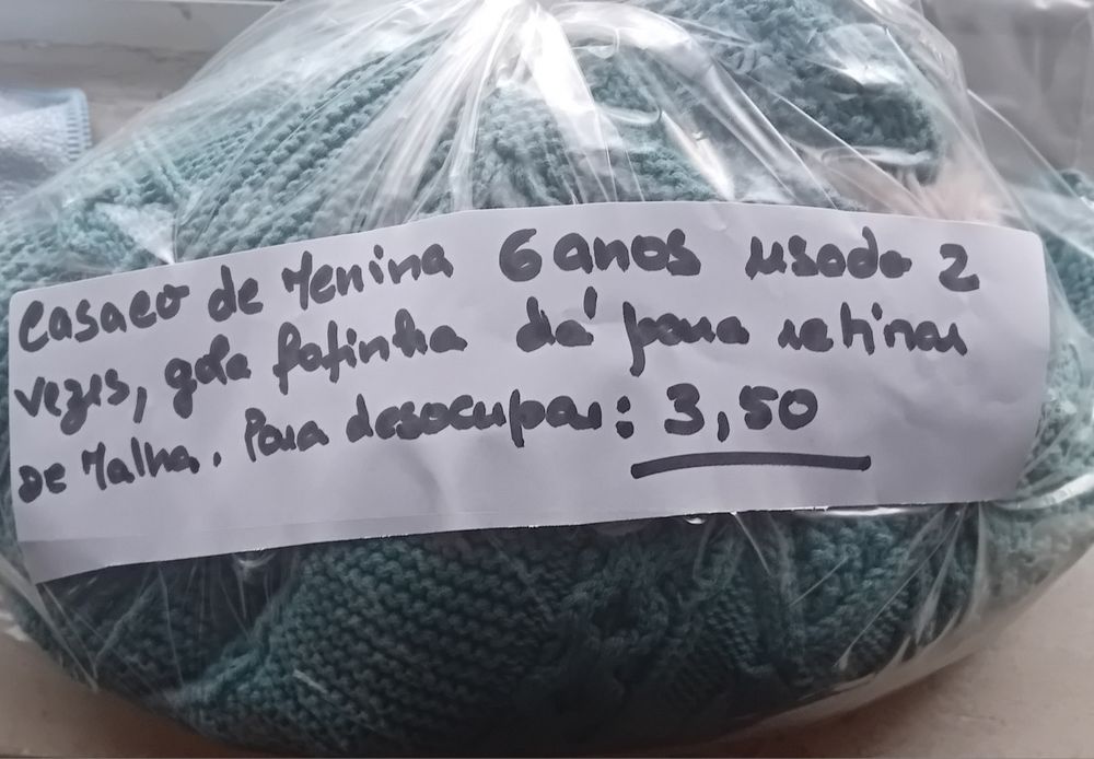 Casaco de malha de menina