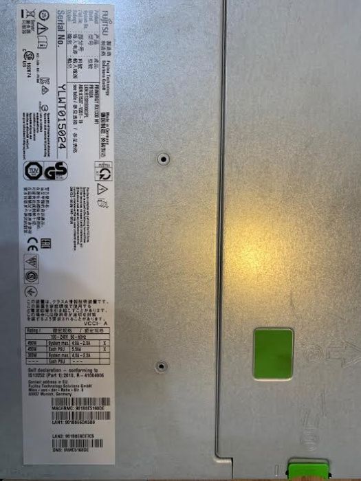 Serwer Fujitsu PRIMERGY RX1330 M1 LFF (R1331S0003PL) Stan Idealny