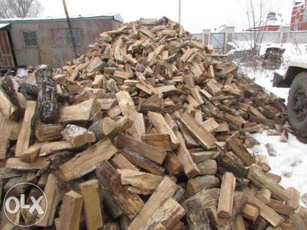 Дрова колоті з доставкою тверді мякі різні породи.
