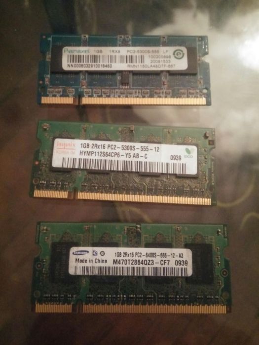 Memorias Ram  DDR2 PC2 e PC3