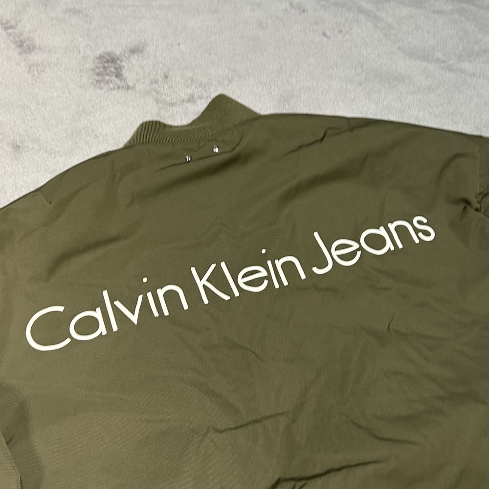 Kurtka Calvin Klein Jeans bomberka big logo print zi