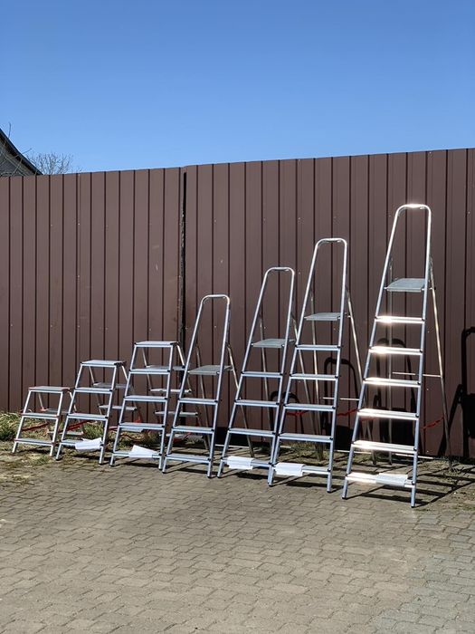 Драбина Лестница стремянка Одностороння Двостороння драбина алюмінієва