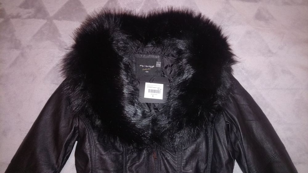 NOWA kurtka z ekoskóry włoskiej firmy ARTIGLI r.36/38