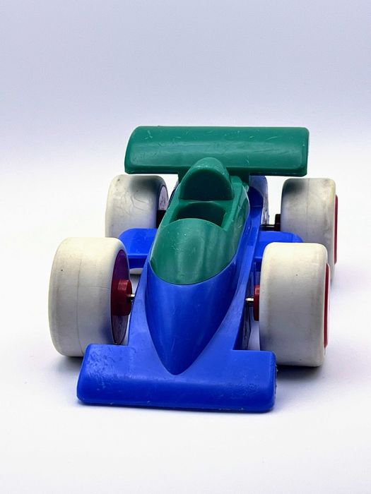 Carro de Corrida (Azul/Verde) Veículo Viking Toys (Vintage/Ecoline)