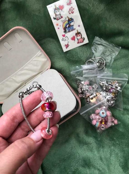 Подарок! Большой набор для створення браслетів Пандора для девочки,топ