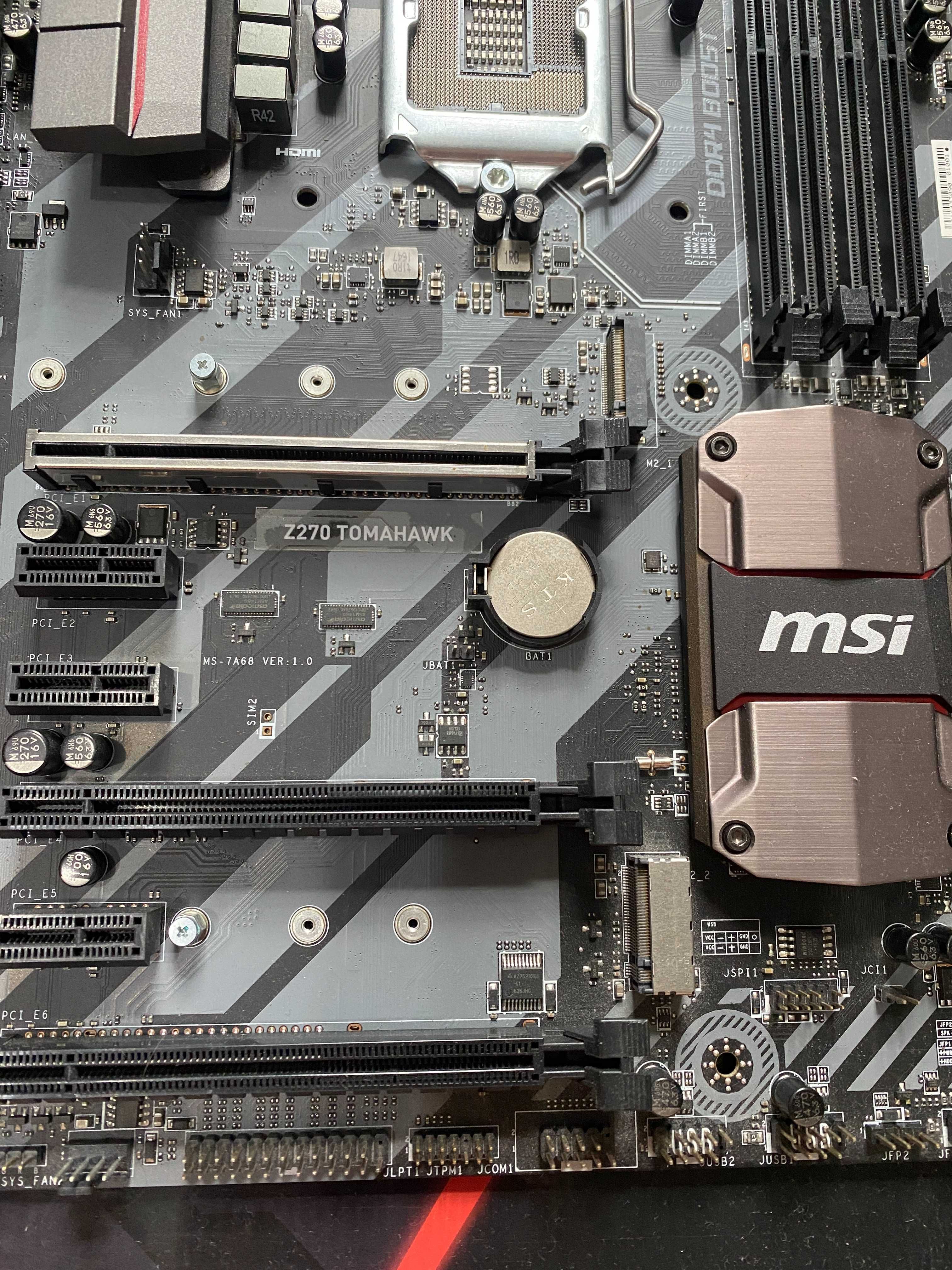 Msi Z270 Tomahawk материнская плата intel сокет 1151 6-7 поколение