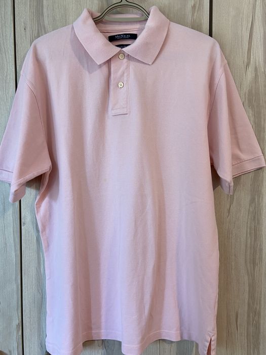 Mc Neal XL różowa męska koszulka krótki rękaw polo t-shirt