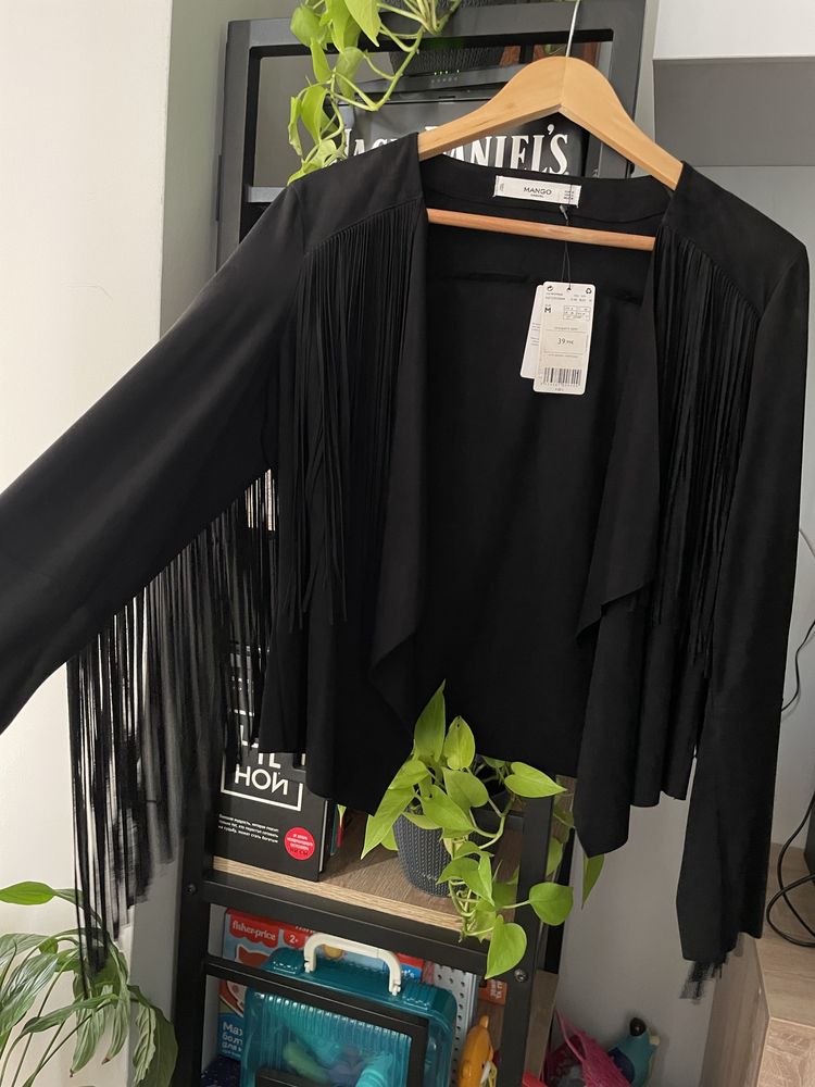 Піджак з бахромою Mango. Новий