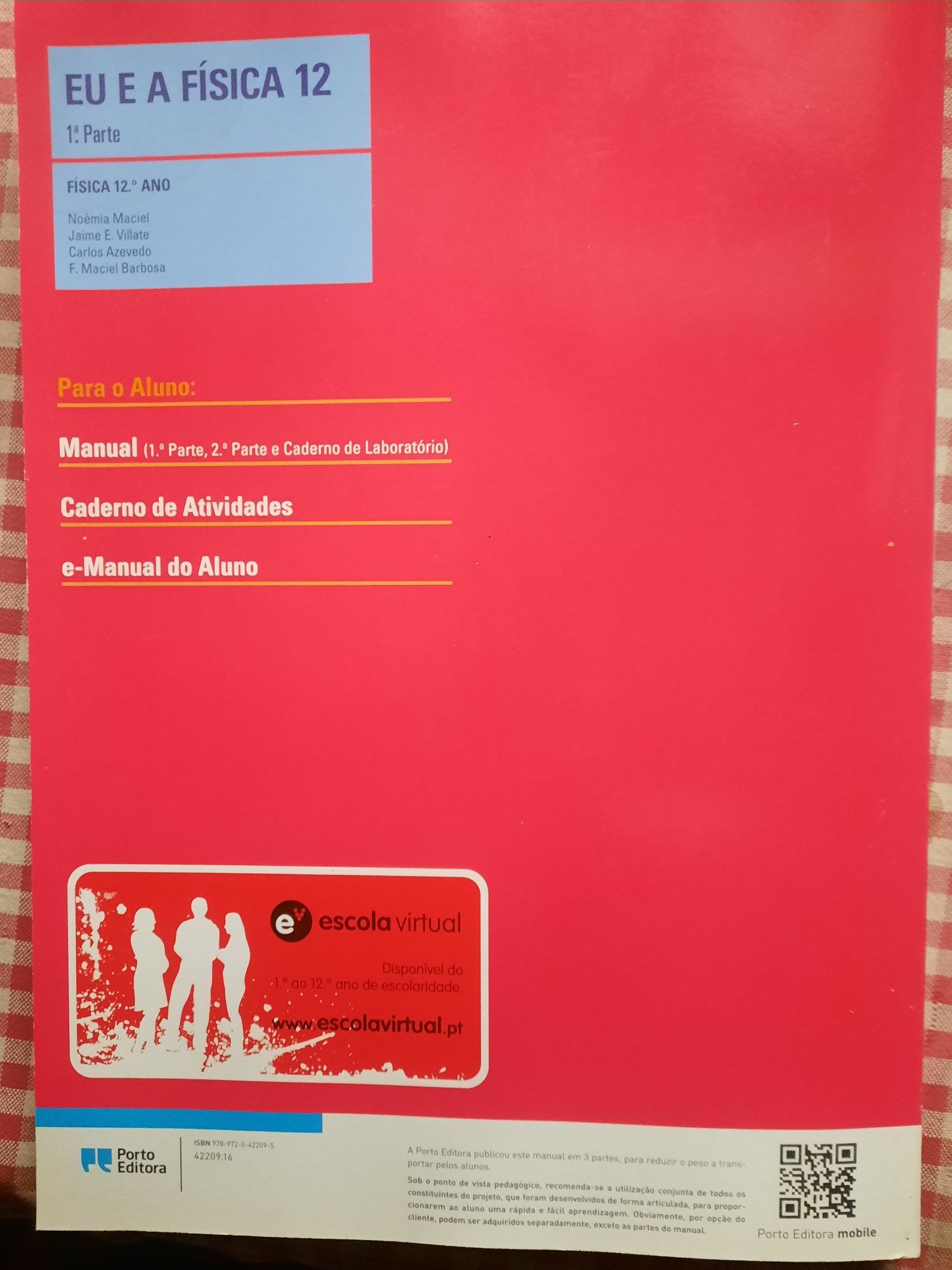 Manual de Física 12 ano edição 2016