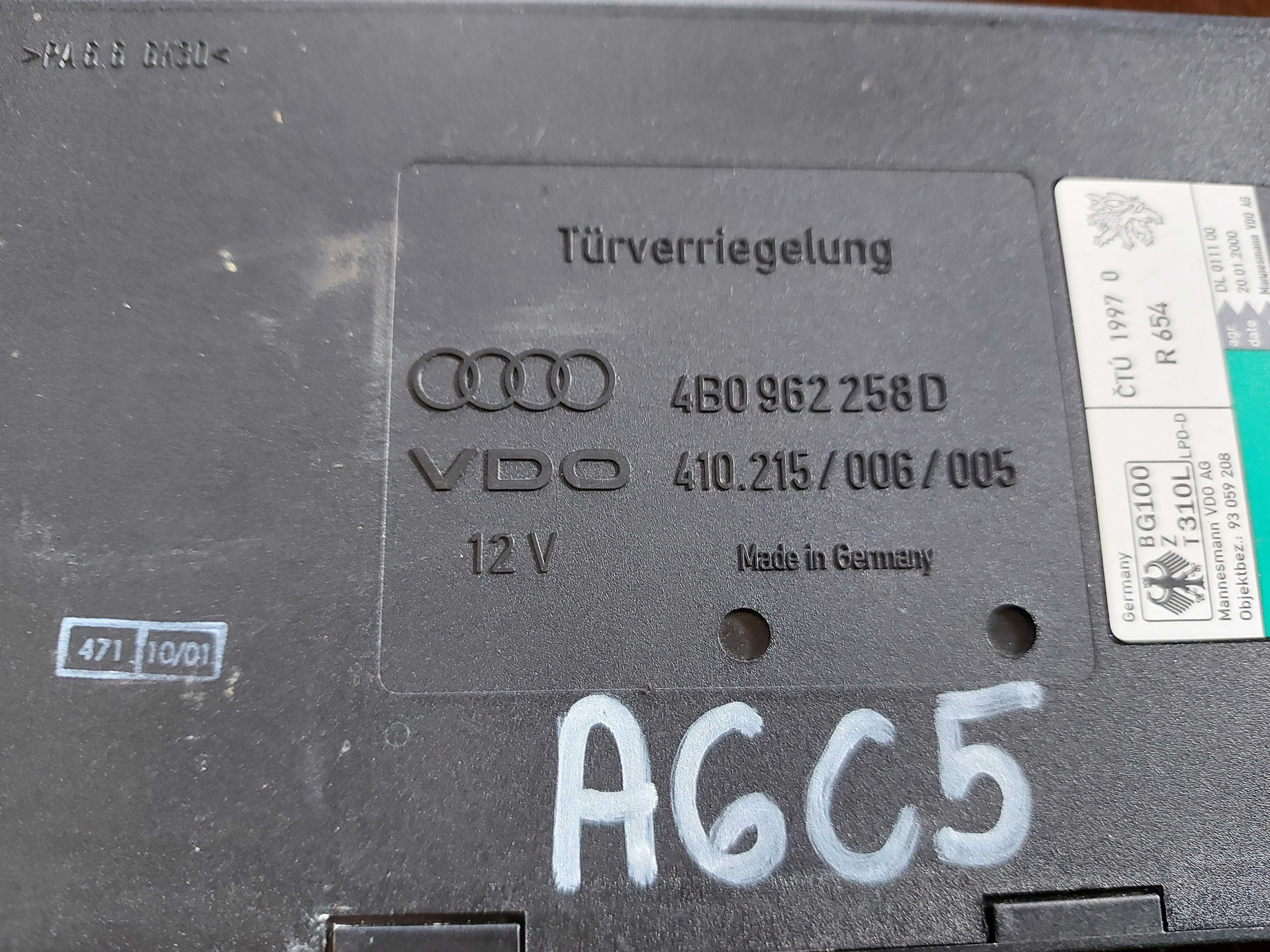 Audi A6 C5 moduł komfortu 4B0.962.258D FV dostawa