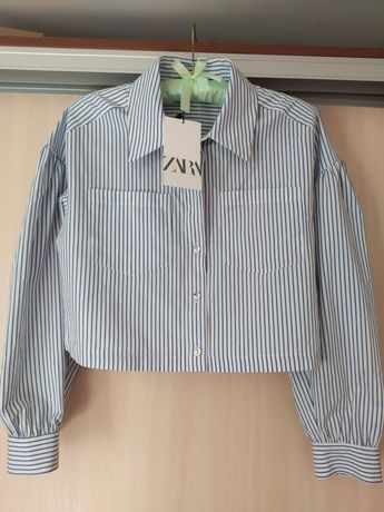 Рубашка xs-s -m,кроп-рубашка,фирменная блуза,рубашка Zara,Mango