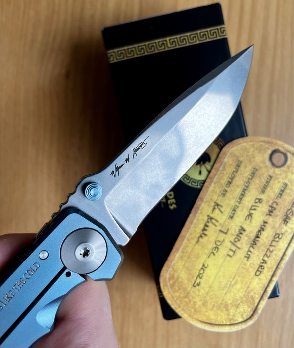 Nóż folder Spartan Blades Harsey „Blizzard” limitowana edycja