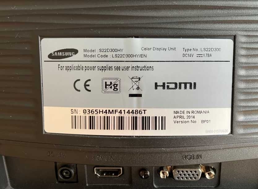 Monitor PC Samsung