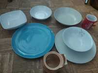 Oddam za darmo uszkodzone ceramiczne talerze, miski, kubki
