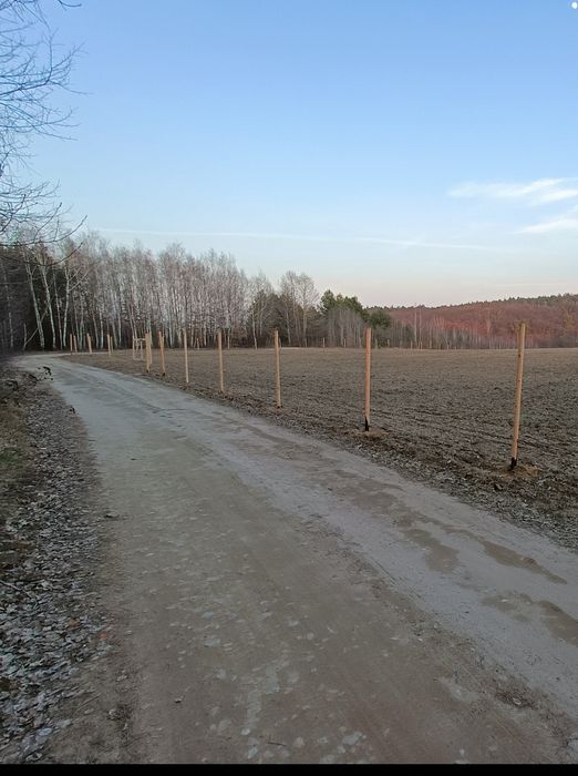 Ogrodzenie leśne tymczasowe budowlane