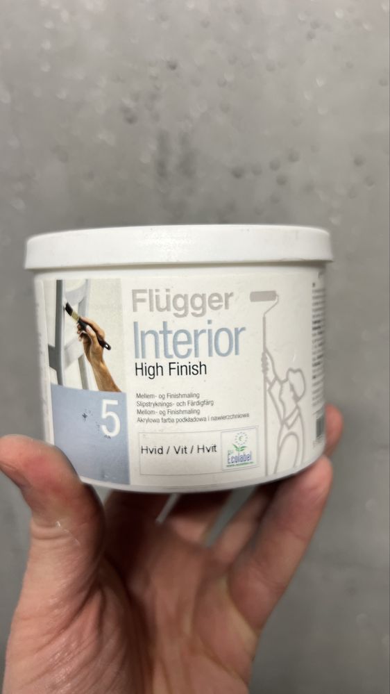 4x farba Flugger interior high finish 5