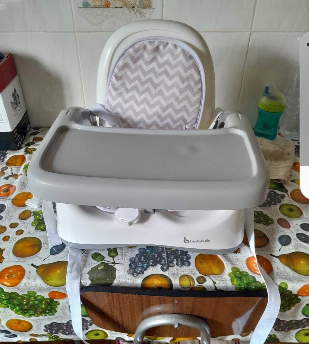 Arranha, carrinho e cadeira