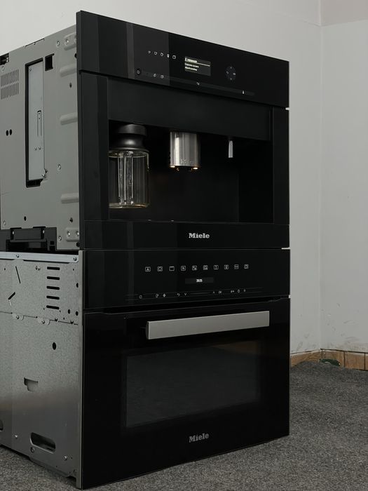 ТОПОВИЙ КОМПЛЕКТ MIELE: Духова шафа СВЧ H 7240 з Кавомашиною CVA 6401