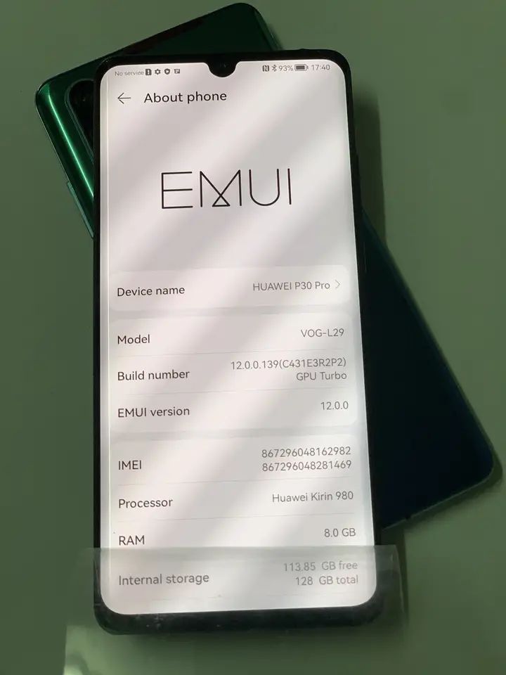 Смартфон Новый Оригинал Huawei P30 Pro 8/128GB Black 6.47" 2340 x 1080