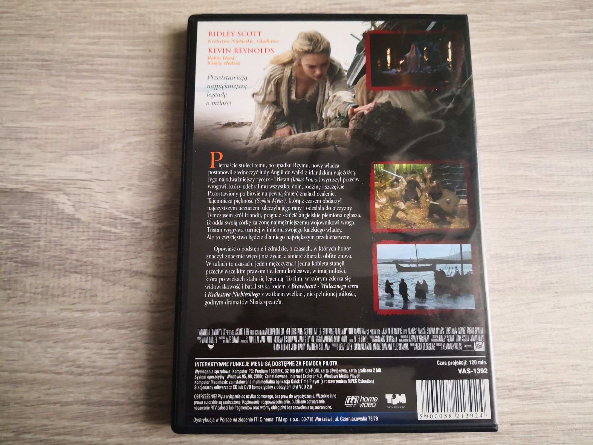 Tristan i Izolda : film na 2 VCD