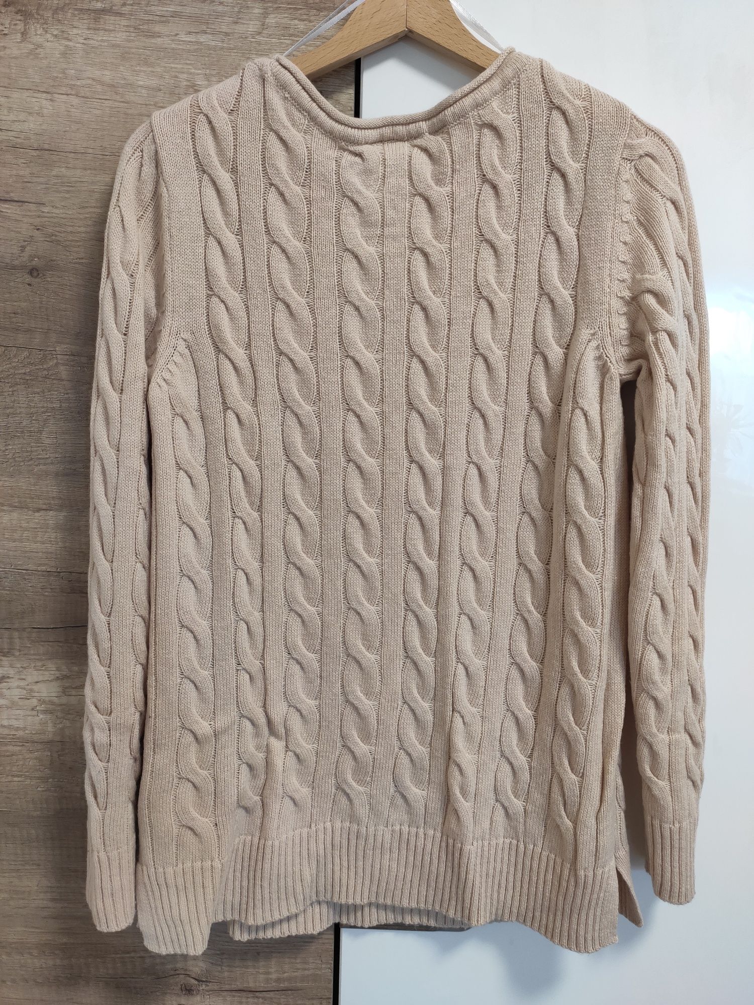 Sweter z wełną merino i kaszmirem jakość premium