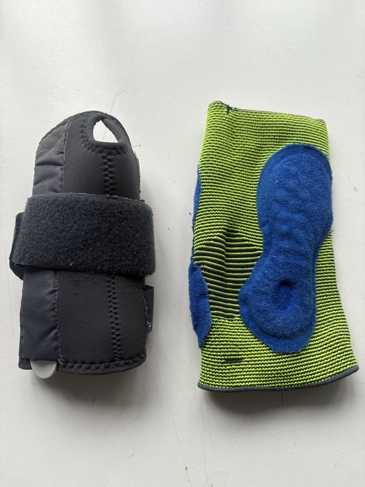 Luvas cotovelo e proteção de pulso