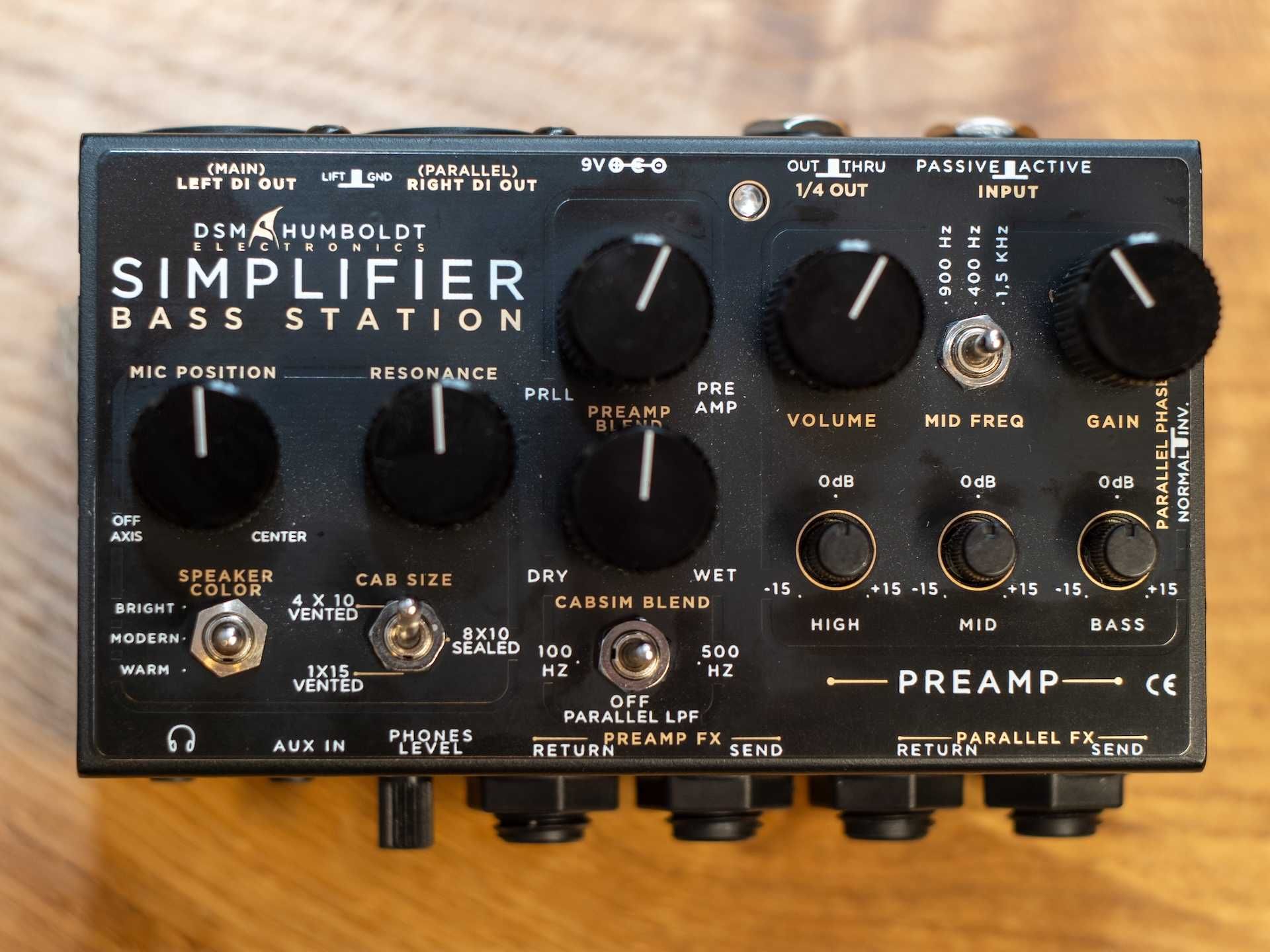 DSM & Humboldt Simplifier Bass Amp/Cab Sim DI box