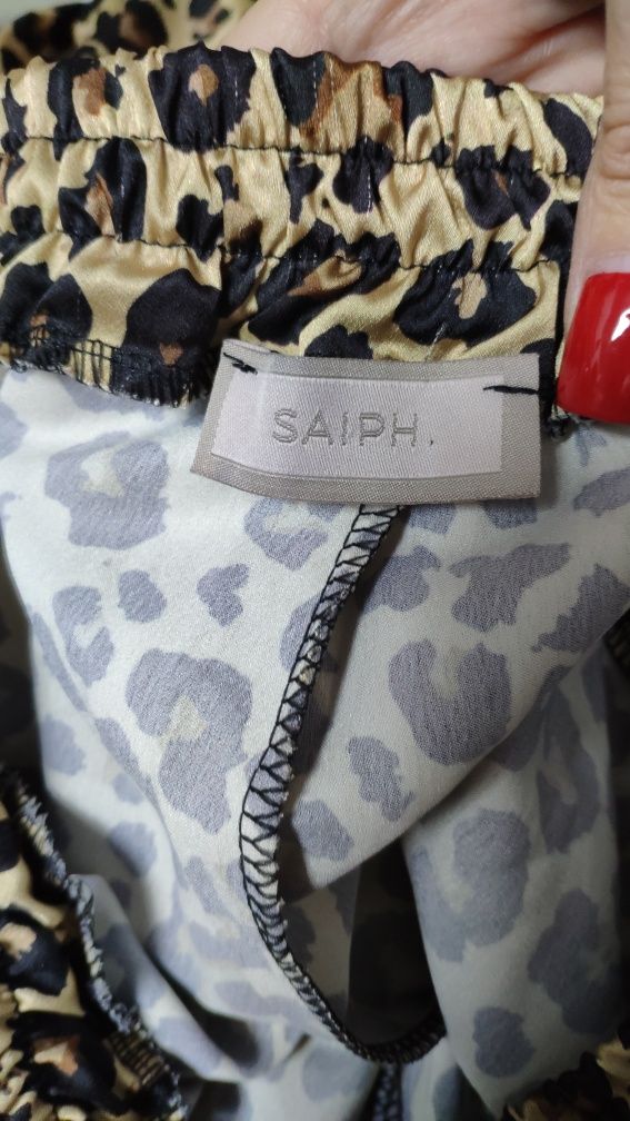 Шовкові брюки леопардовий прінт Італія Saiph